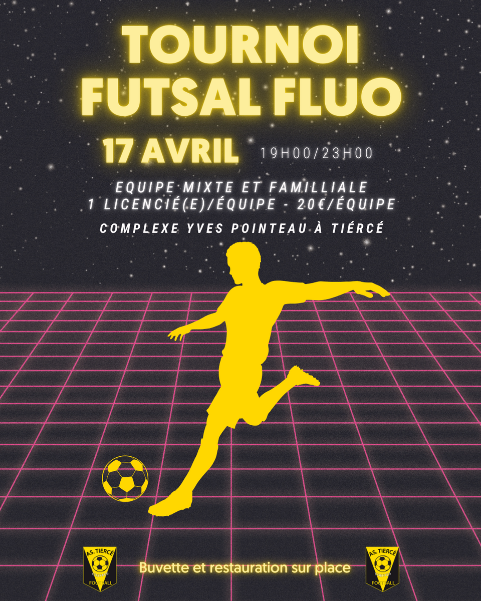 L'ASTC organise son premier tournoi fluo futsal !