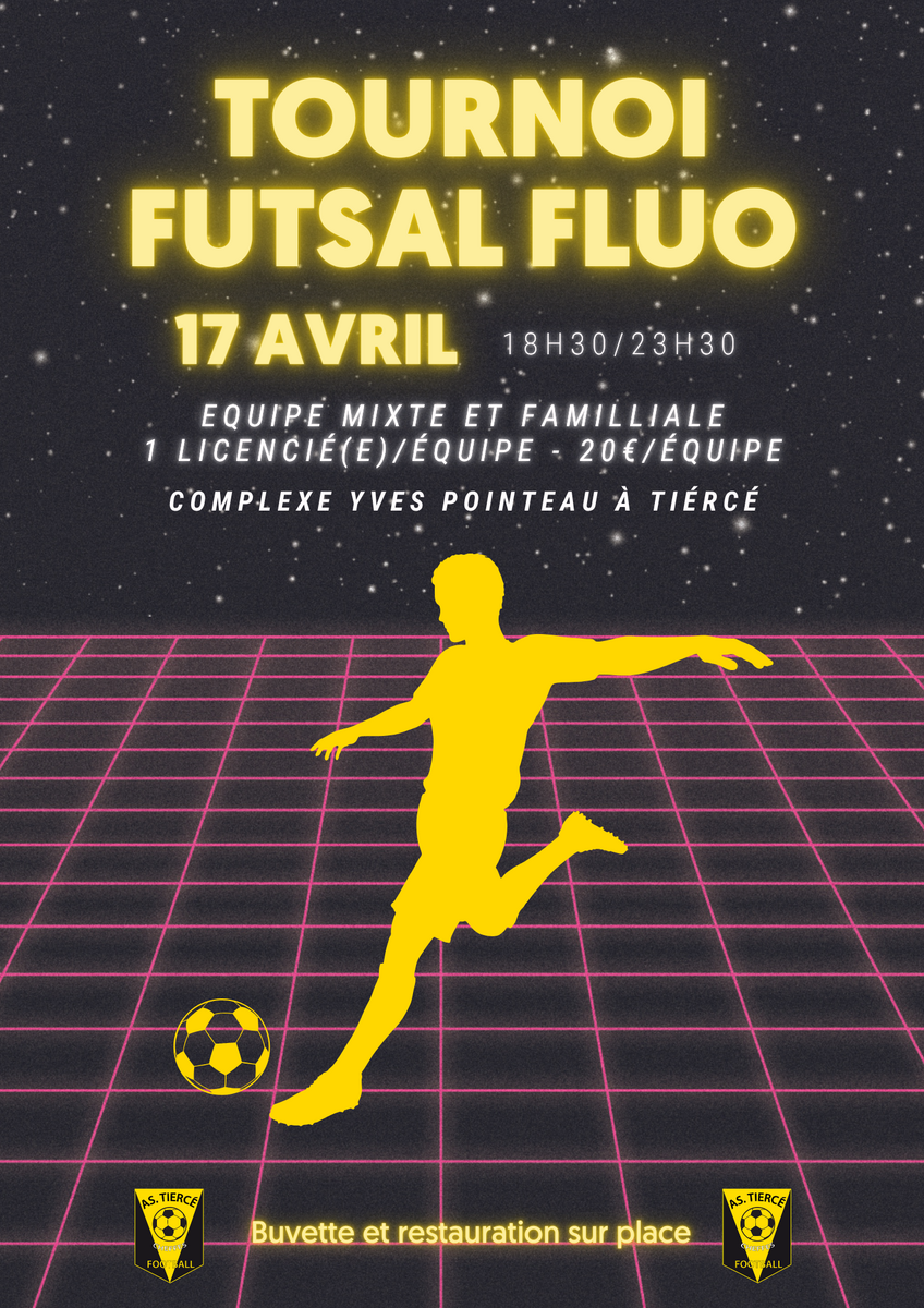 L'ASTC organise son premier tournoi fluo futsal !