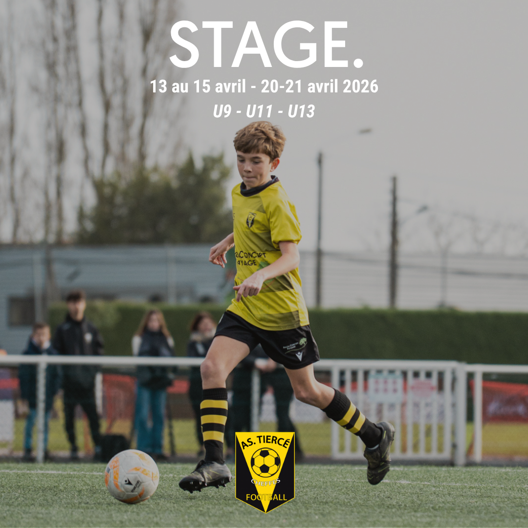 Stage des vacances d'avril 2026 !