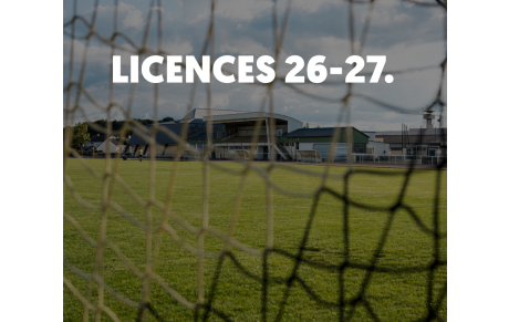 Les permanences licences 2026-2027 !